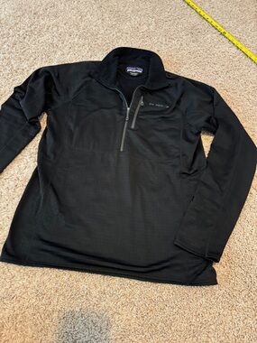 Patagonia Black Lightweight Men's Half-Zip Shirt Jacket